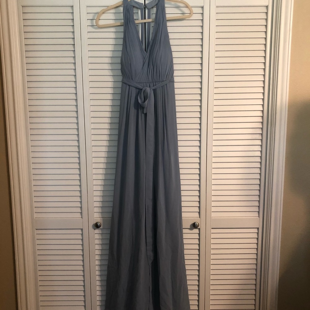 Dusty Blue Azazie Maternity Bridesmaid Dress